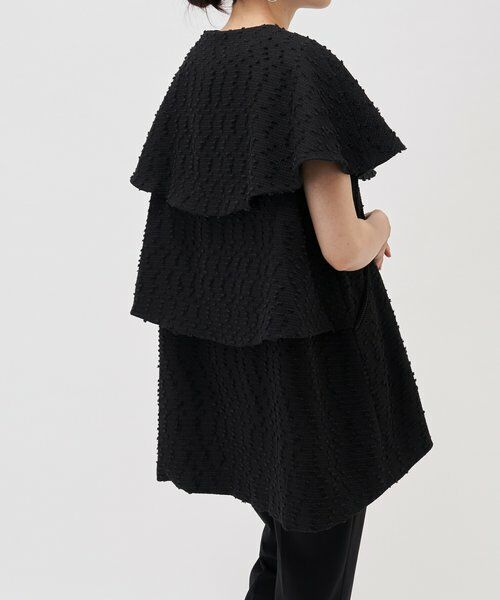 BEARDSLEY / ビアズリー その他アウター | バックティアードツイードベスト | 詳細11