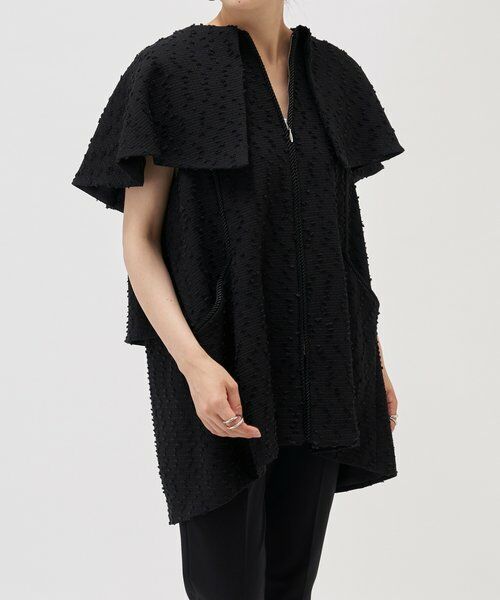 BEARDSLEY / ビアズリー その他アウター | バックティアードツイードベスト | 詳細12