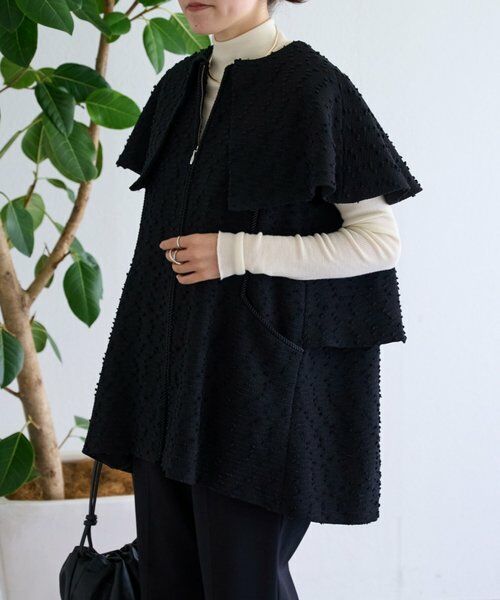 BEARDSLEY / ビアズリー その他アウター | バックティアードツイードベスト | 詳細2