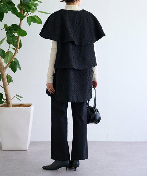 BEARDSLEY / ビアズリー その他アウター | バックティアードツイードベスト | 詳細6