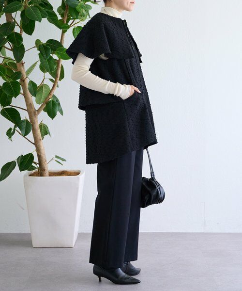 BEARDSLEY / ビアズリー その他アウター | バックティアードツイードベスト | 詳細7