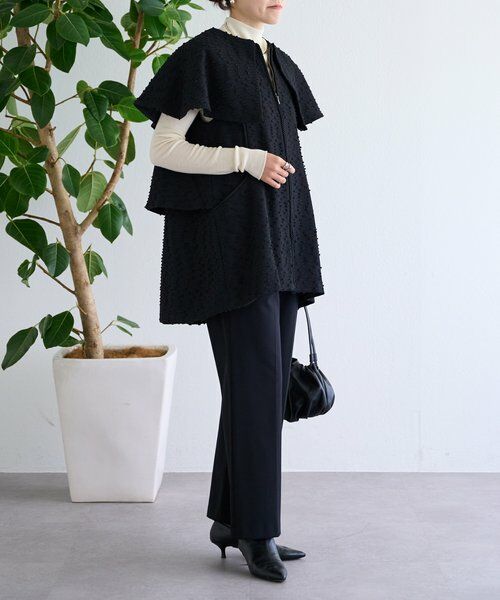 BEARDSLEY / ビアズリー その他アウター | バックティアードツイードベスト | 詳細8