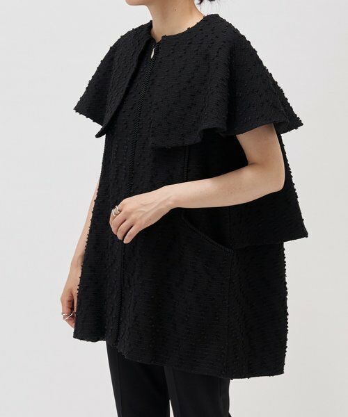 BEARDSLEY / ビアズリー その他アウター | バックティアードツイードベスト | 詳細9