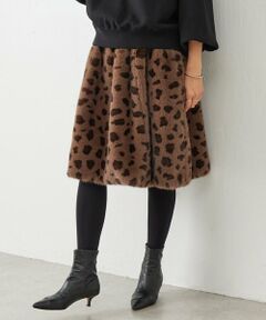BEARDSLEY / ビアズリー ロング・マキシ丈スカート | 《15 quinze》レオパードファースカート