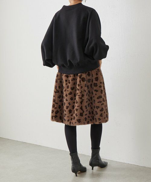 BEARDSLEY / ビアズリー ロング・マキシ丈スカート | 《15 quinze》レオパードファースカート | 詳細10