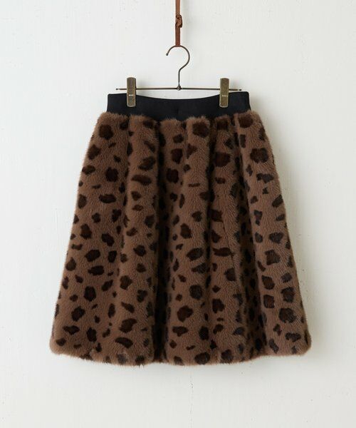 BEARDSLEY / ビアズリー ロング・マキシ丈スカート | 《15 quinze》レオパードファースカート | 詳細12