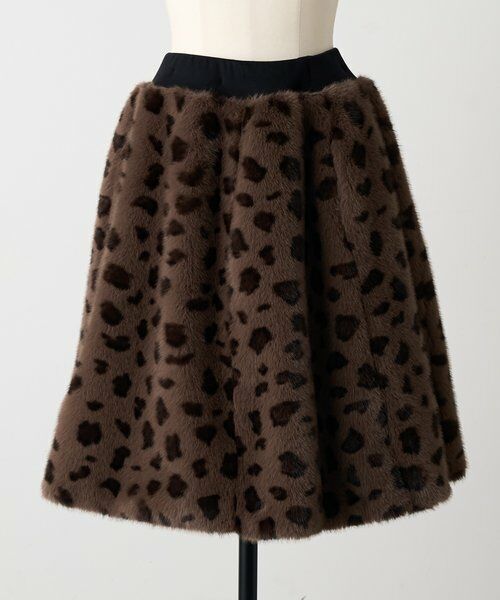 BEARDSLEY / ビアズリー ロング・マキシ丈スカート | 《15 quinze》レオパードファースカート | 詳細13