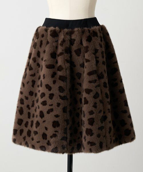 BEARDSLEY / ビアズリー ロング・マキシ丈スカート | 《15 quinze》レオパードファースカート | 詳細16