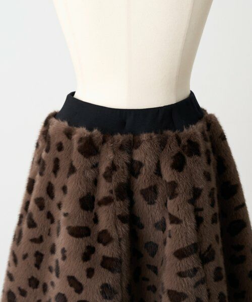 BEARDSLEY / ビアズリー ロング・マキシ丈スカート | 《15 quinze》レオパードファースカート | 詳細17