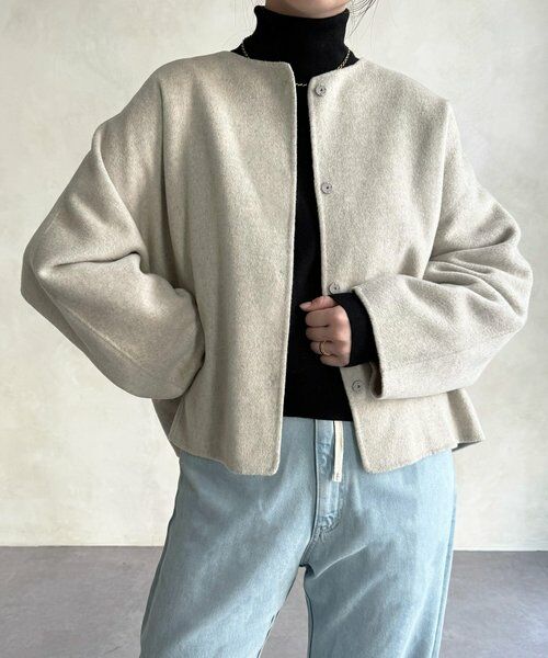 BEARDSLEY / ビアズリー その他アウター | 《15 quinze》リバーショート羽織 | 詳細22