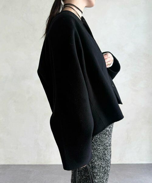 BEARDSLEY / ビアズリー その他アウター | 《15 quinze》リバーショート羽織 | 詳細3