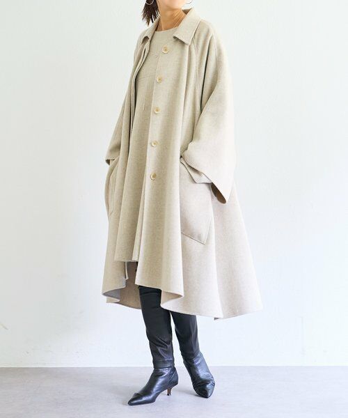 BEARDSLEY / ビアズリー その他アウター | 《15 quinze》リバーフレアーコート | 詳細10