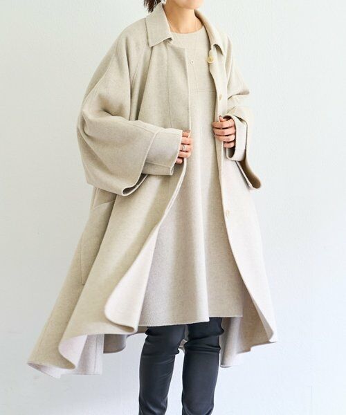 BEARDSLEY / ビアズリー その他アウター | 《15 quinze》リバーフレアーコート | 詳細11