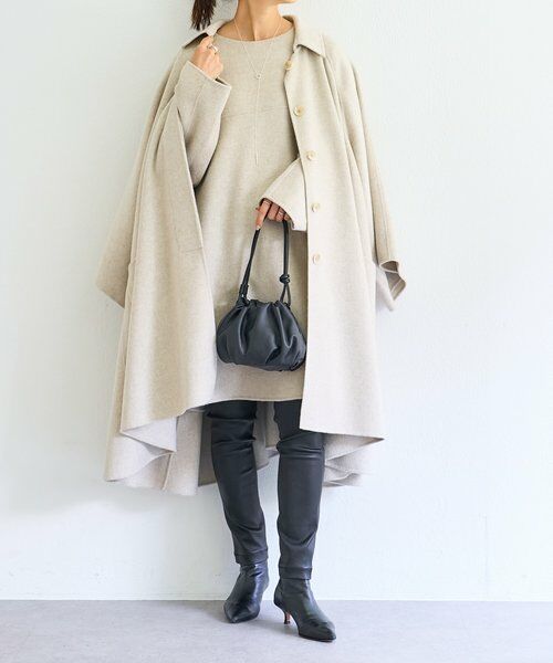 BEARDSLEY / ビアズリー その他アウター | 《15 quinze》リバーフレアーコート | 詳細12