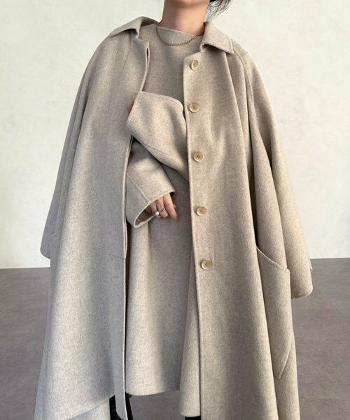 BEARDSLEY / ビアズリー その他アウター | 《15 quinze》リバーフレアーコート | 詳細2