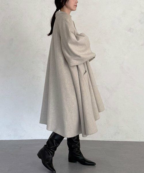 BEARDSLEY / ビアズリー その他アウター | 《15 quinze》リバーフレアーコート | 詳細4