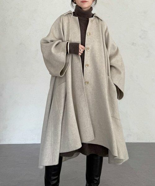 BEARDSLEY / ビアズリー その他アウター | 《15 quinze》リバーフレアーコート | 詳細6