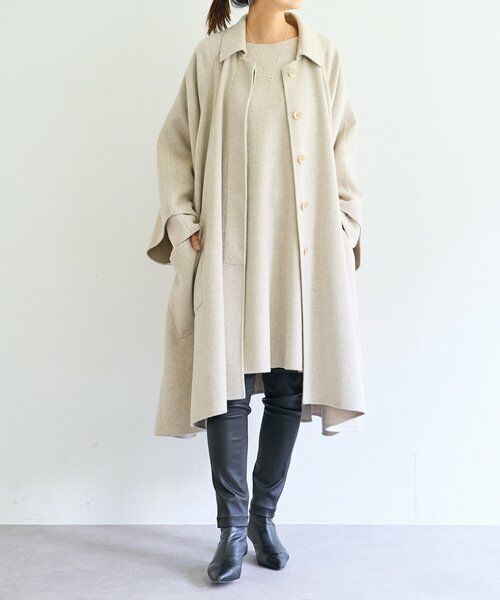 BEARDSLEY / ビアズリー その他アウター | 《15 quinze》リバーフレアーコート | 詳細9