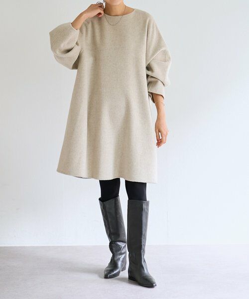 BEARDSLEY / ビアズリー ロング・マキシ丈ワンピース | 《15 quinze》リバーフレアーワンピース | 詳細16