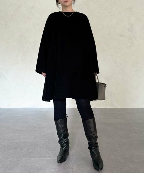 BEARDSLEY / ビアズリー ロング・マキシ丈ワンピース | 《15 quinze》リバーフレアーワンピース | 詳細9