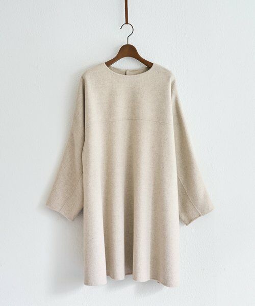 BEARDSLEY/ビアズリー 《15 quinze》リバーフレアーワンピース ベージュ F BEARDSLEY/ビアズリー 《15 quinze》リバーフレアーワンピース ベージュ F