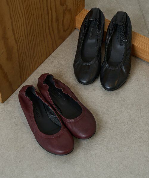 BEARDSLEY / ビアズリー パンプス | 《CORSO ROMA 9》レザーフラットシューズ | 詳細1