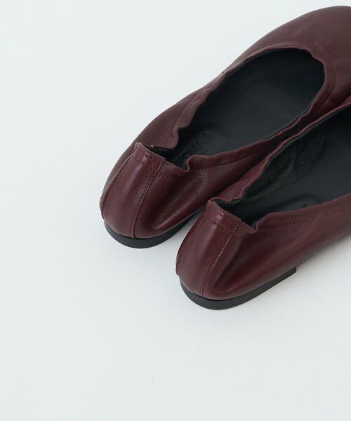 BEARDSLEY / ビアズリー パンプス | 《CORSO ROMA 9》レザーフラットシューズ | 詳細15