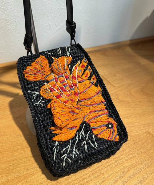 BEARDSLEY / ビアズリー トートバッグ | 《JAMIN PUECH》フィッシュ刺繍バッグ | 詳細1