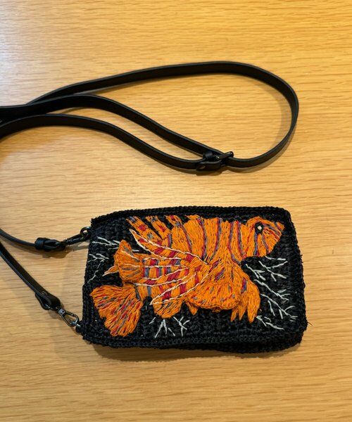 BEARDSLEY / ビアズリー トートバッグ | 《JAMIN PUECH》フィッシュ刺繍バッグ | 詳細2