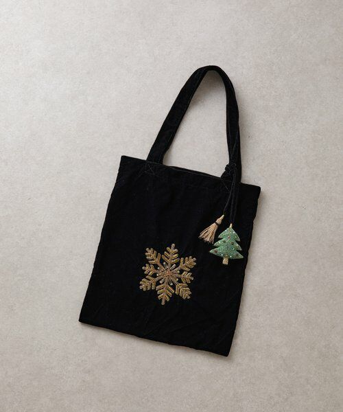 BEARDSLEY / ビアズリー トートバッグ | 《CITRUS》スノーフレーク刺繍トートバッグ | 詳細11