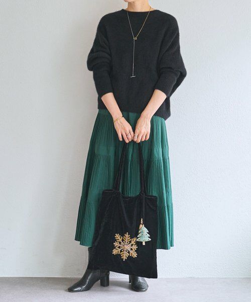 BEARDSLEY / ビアズリー トートバッグ | 《CITRUS》スノーフレーク刺繍トートバッグ | 詳細5