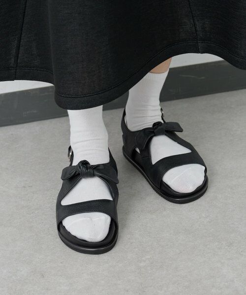 BEARDSLEY / ビアズリー シューズ | 《SALONDEJU》リボン型サンダル | 詳細4