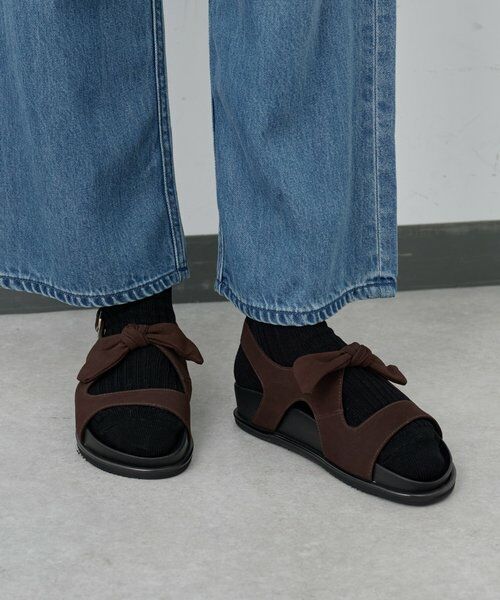 BEARDSLEY / ビアズリー シューズ | 《SALONDEJU》リボン型サンダル | 詳細13