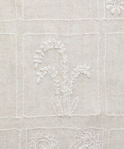 BEARDSLEY / ビアズリー マフラー・ショール・スヌード・ストール | 《CITRUS》刺繍タッセルストール | 詳細11