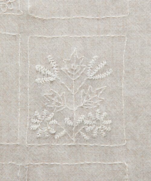 BEARDSLEY / ビアズリー マフラー・ショール・スヌード・ストール | 《CITRUS》刺繍タッセルストール | 詳細13