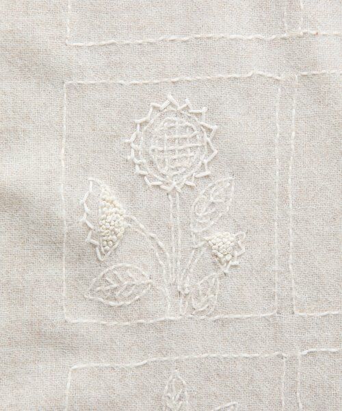 BEARDSLEY / ビアズリー マフラー・ショール・スヌード・ストール | 《CITRUS》刺繍タッセルストール | 詳細14