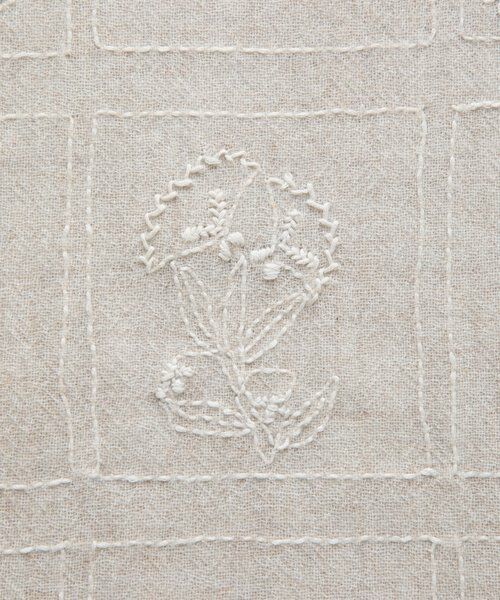 BEARDSLEY / ビアズリー マフラー・ショール・スヌード・ストール | 《CITRUS》刺繍タッセルストール | 詳細16