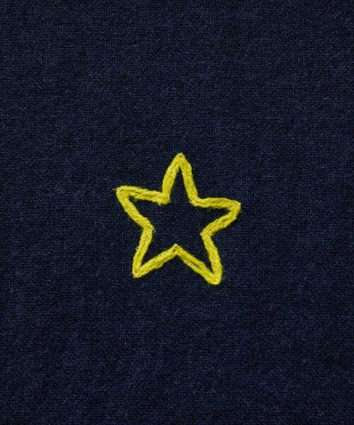 BEARDSLEY / ビアズリー マフラー・ショール・スヌード・ストール | 《CITRUS》星柄刺繍ストール | 詳細5