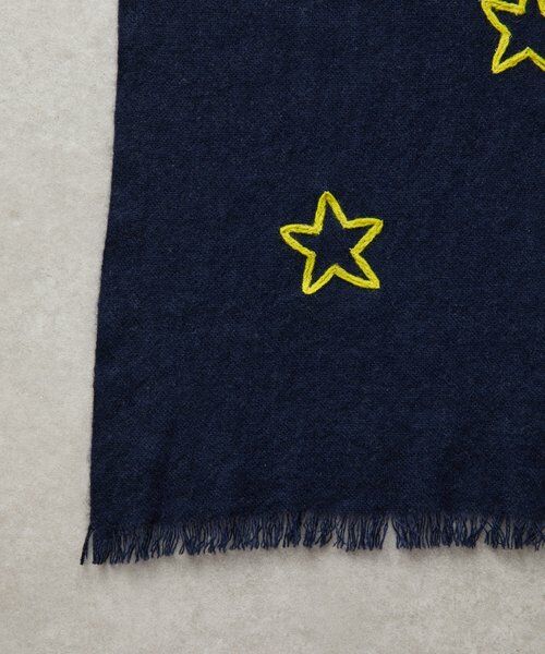BEARDSLEY / ビアズリー マフラー・ショール・スヌード・ストール | 《CITRUS》星柄刺繍ストール | 詳細6