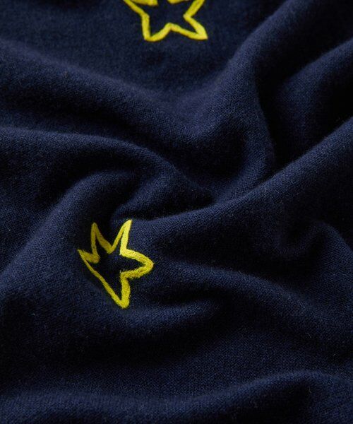 BEARDSLEY / ビアズリー マフラー・ショール・スヌード・ストール | 《CITRUS》星柄刺繍ストール | 詳細7