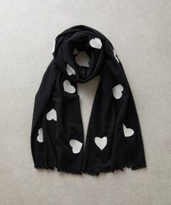 BEARDSLEY / ビアズリー マフラー・ショール・スヌード・ストール | 《CITRUS》ハート刺繍ストール