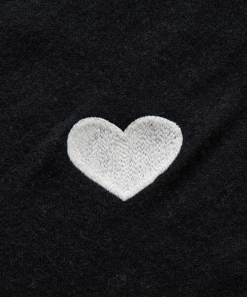 BEARDSLEY / ビアズリー マフラー・ショール・スヌード・ストール | 《CITRUS》ハート刺繍ストール | 詳細8