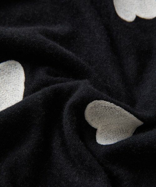 BEARDSLEY / ビアズリー マフラー・ショール・スヌード・ストール | 《CITRUS》ハート刺繍ストール | 詳細9