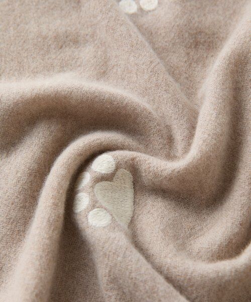 BEARDSLEY / ビアズリー マフラー・ショール・スヌード・ストール | 《CITRUS》ドッグ刺繍ストール | 詳細10