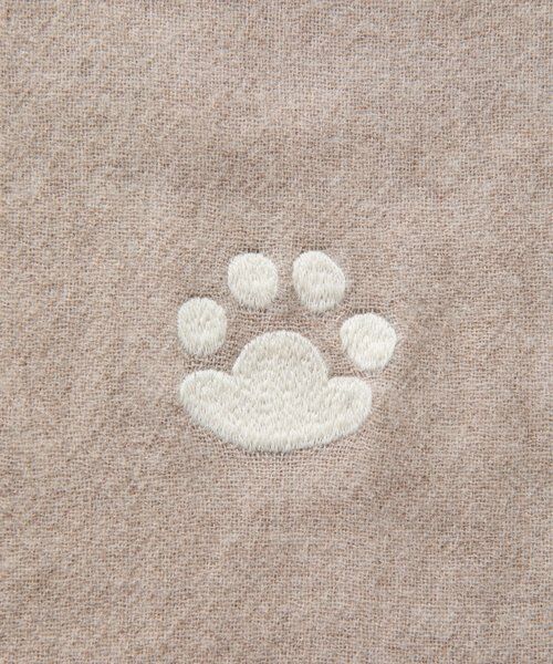 BEARDSLEY / ビアズリー マフラー・ショール・スヌード・ストール | 《CITRUS》ドッグ刺繍ストール | 詳細8