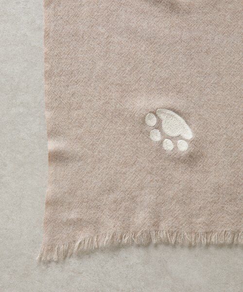 BEARDSLEY / ビアズリー マフラー・ショール・スヌード・ストール | 《CITRUS》ドッグ刺繍ストール | 詳細9