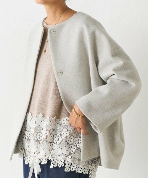 BEARDSLEY / ビアズリー ニット・セーター | 裾レースニット | 詳細11