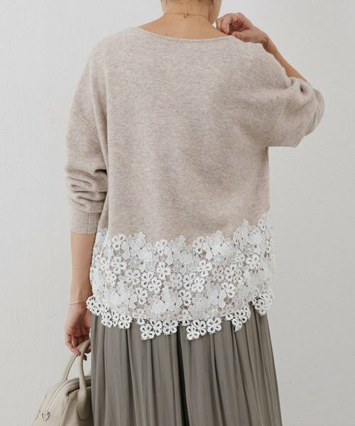 BEARDSLEY / ビアズリー ニット・セーター | 裾レースニット | 詳細16