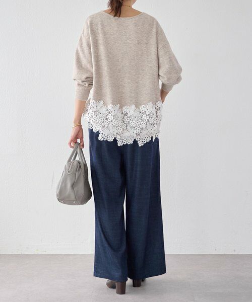 BEARDSLEY / ビアズリー ニット・セーター | 裾レースニット | 詳細7