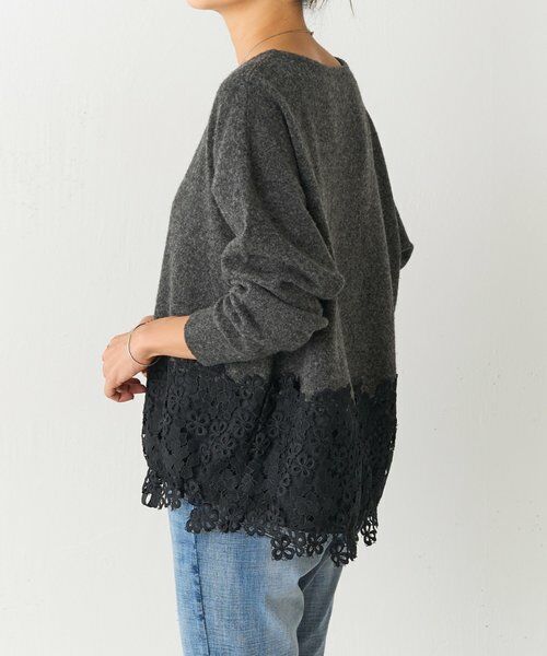 BEARDSLEY / ビアズリー ニット・セーター | 裾レースニット | 詳細23